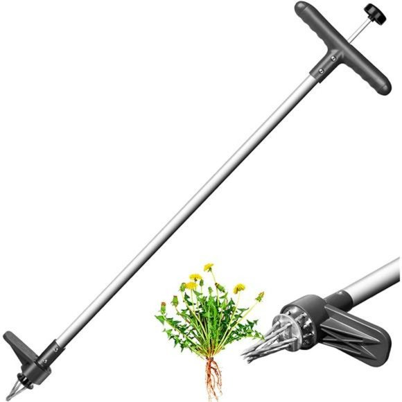 Weed Puller, Long Handle Garden Weeding Tool with 5 Claws,(1 Pack) - Picture 1 of 6